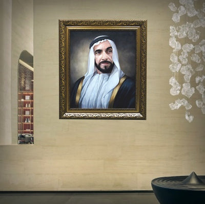 UAE Sheikhs oil paintings collection