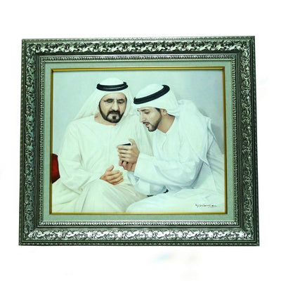 Sheikh Mohammed with Sheikh Fazza