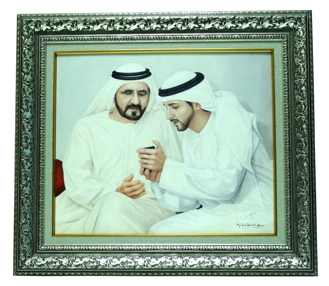 Sheikh Mohammed with Sheikh Fazza