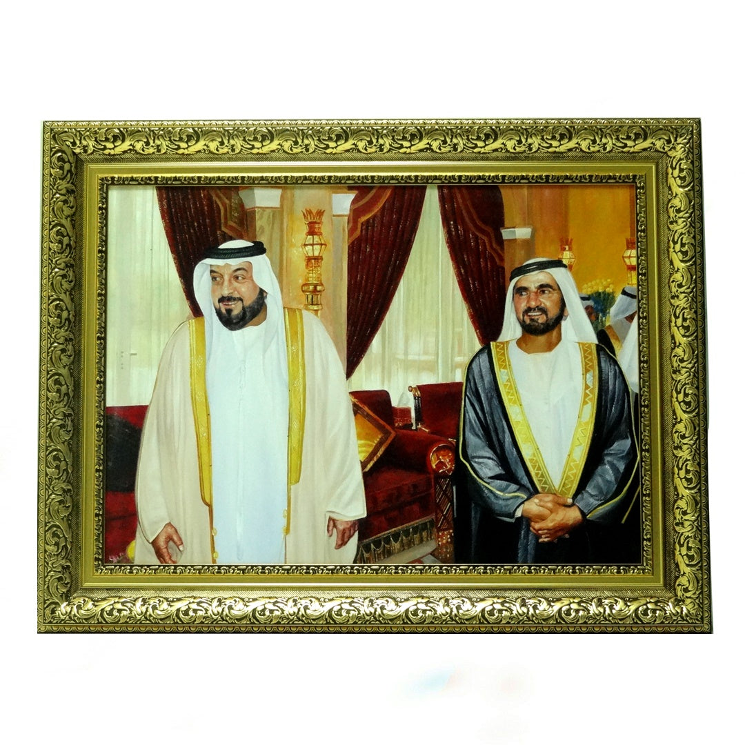 Sheikh Mohammed with Sheikh Khalifa