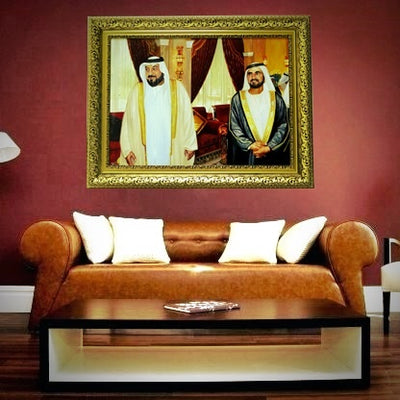 Sheikh Mohammed with Sheikh Khalifa