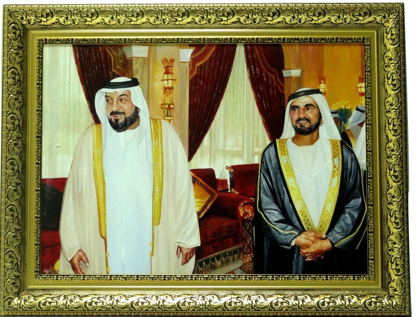 Sheikh Mohammed with Sheikh Khalifa