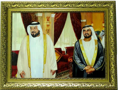 Sheikh Mohammed with Sheikh Khalifa