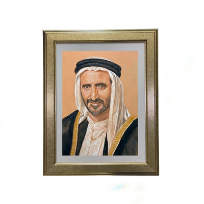 Sheikh Rashid bin Saeed Al Maktoum Portrait