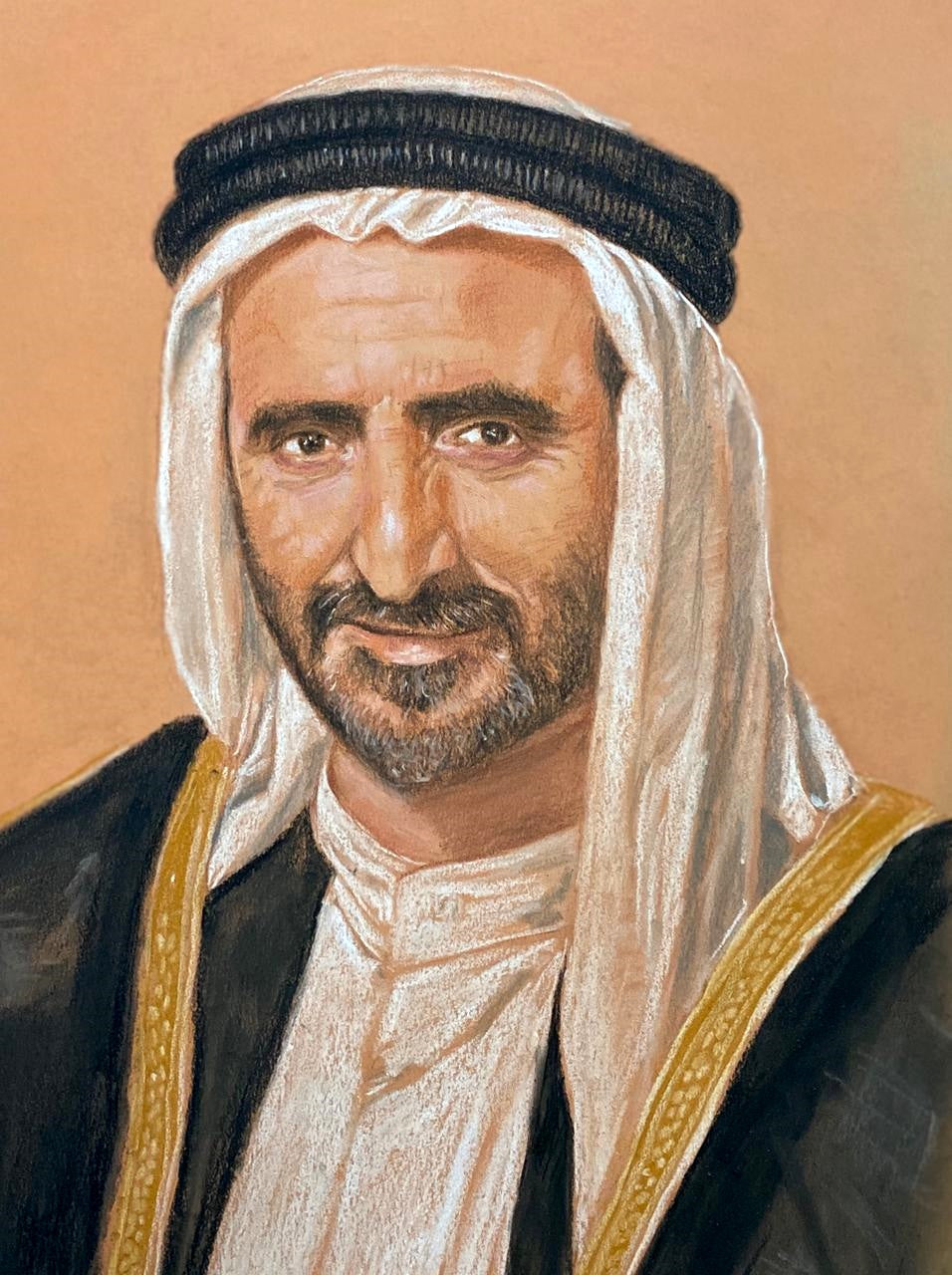 Sheikh Rashid bin Saeed Al Maktoum Portrait