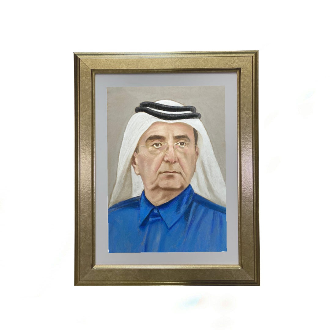 Sheikh Maktoum bin Rashid Al Maktoum Portrait