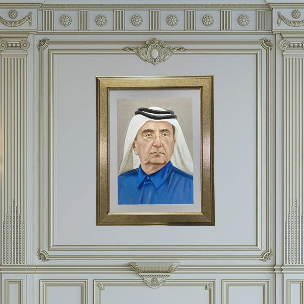 Sheikh Maktoum bin Rashid Al Maktoum Portrait