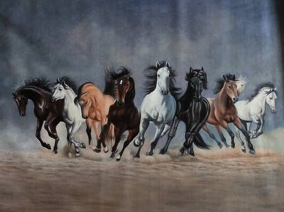 Horses Running at Dawn