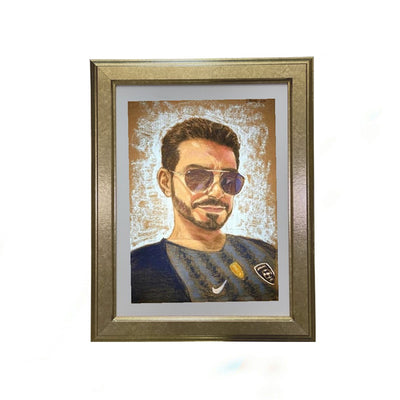 Man with his Sunglass Portrait Painting