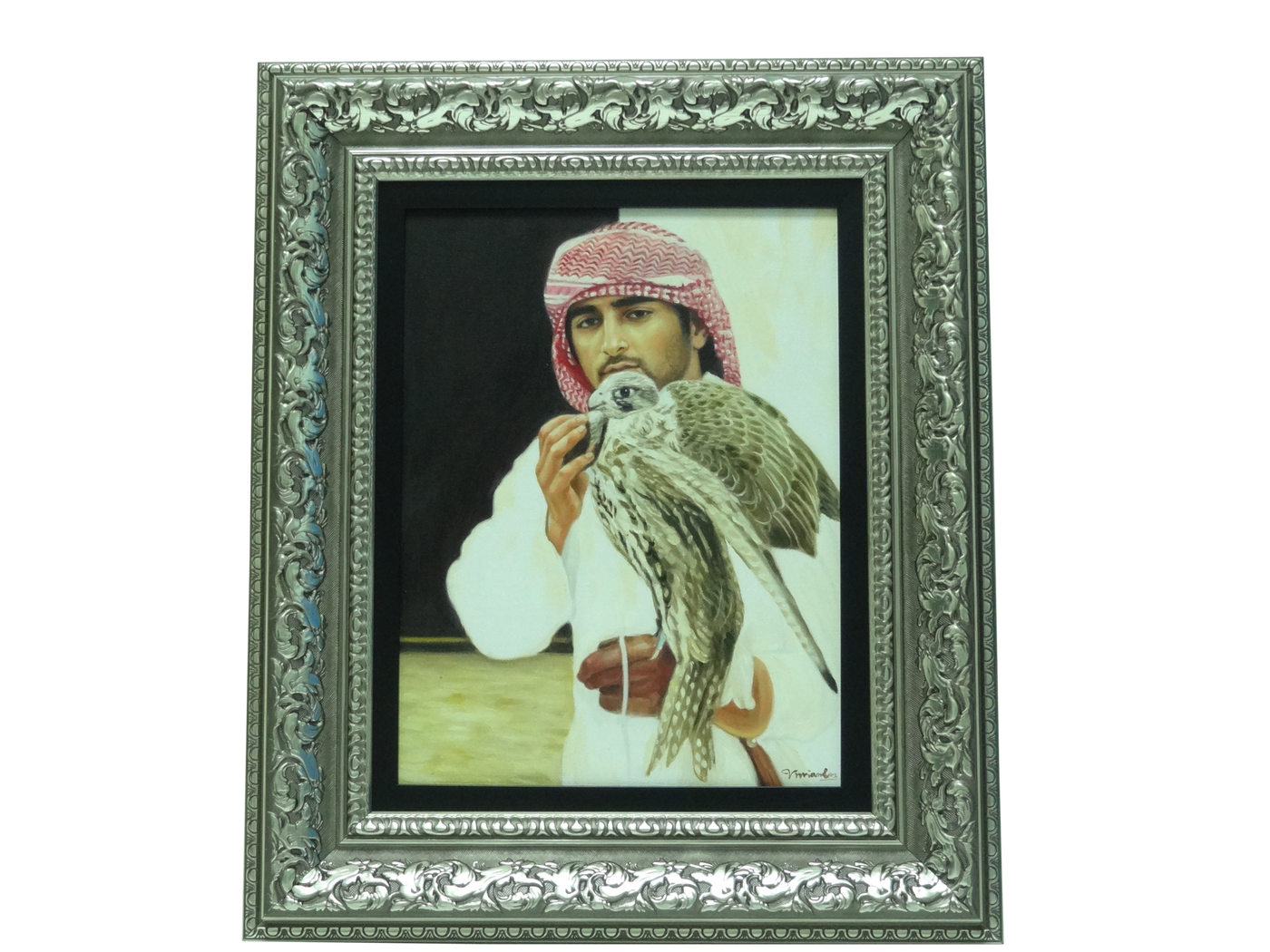 Sheikh Fazza with Falcon