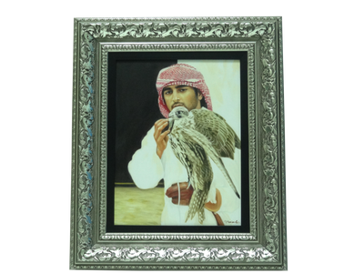 Sheikh Fazza with Falcon